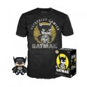 Figur Funko Pop and T-shirt DC Comics Batman Sun Faded Limited Edition Geneva Store Switzerland