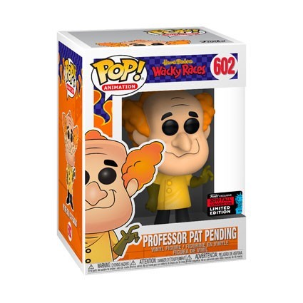 Figurine Funko Pop NYCC 2019 Hanna Barbera Wacky Races Professor Pat Pending Edition Limitée Boutique Geneve Suisse