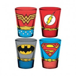 Figur GB eye DC Comics Set of 4 Shot Glasses Geneva Store Switzerland