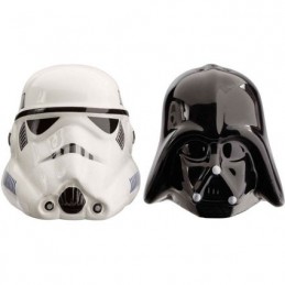 Salière et Poivrière Star Wars Darth Vader et Stormtrooper Casque