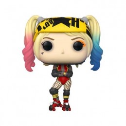 Figuren Funko BESCHÄDIGTE BOX Pop Birds of Prey Harley Quinn Roller Derby (Selten) Genf Shop Schweiz