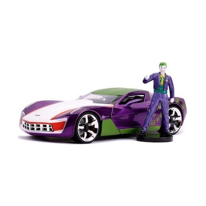 Figurine Jada Toys DC Comics Joker et 2009 Chevy Corvette Stingray métal Boutique Geneve Suisse