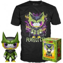Figurine Funko Pop Métallique et T-shirt Dragon Ball Z Perfect Cell Edition Limitée Boutique Geneve Suisse