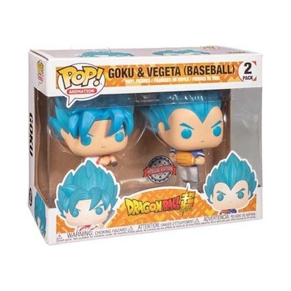 Goku & Vegeta Baseball 2 Pack BoxLunch Exclusive New Funko Pop 