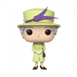 Figur Pop Celebs Royal Family Queen Elizabeth II Green Outfit (Rare) Funko Geneva Store Switzerland