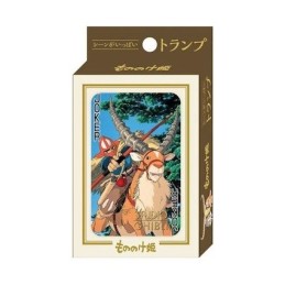 Figur Studio Ghibli Princess Mononoke Playing Cards Geneva Store Switzerland