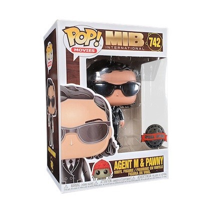 Figur Funko Pop Men In Black International Agent M with Pawny Limited Edition Geneva Store Switzerland