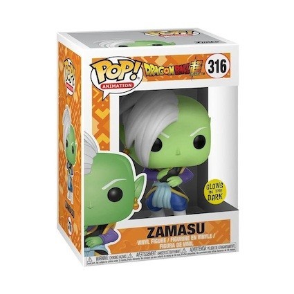Figurine Funko pop animation dragon ball z zamasu glows in the dark 316 - Jeux & Jouets