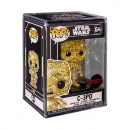 Pop Futura Star Wars C-3PO mit Acryl Schutzhülle Limitierte Auflage