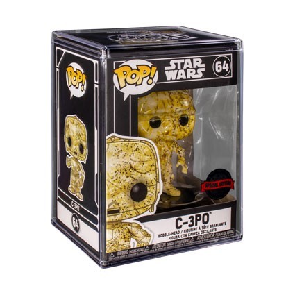 Figurine Funko Pop Futura Star Wars C-3PO avec Boîte de Protection Acrylique Edition Limitée Boutique Geneve Suisse