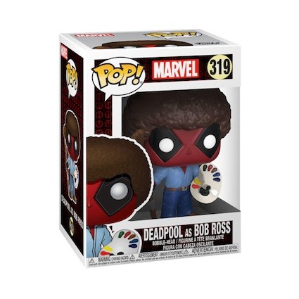 deadpool funko pop bob ross