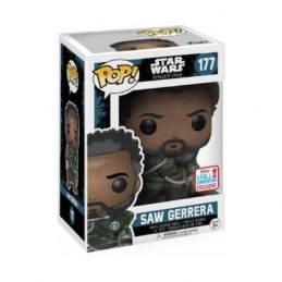 Figur Funko Pop NYCC 2017 Star Wars Rogue One Saw Gerrera with Hair Limited Edition Geneva Store Switzerland