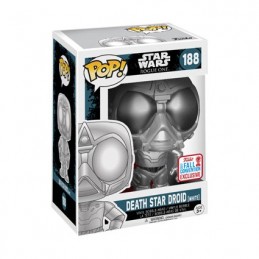 Pop NYCC 2017 Star Wars Rogue One Chromed Death Star Droid Limitierte Auflage