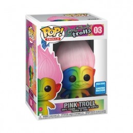 Pop WonderCon 2020 Trolls Rainbow Troll with Pink Hair Limited Edition