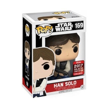 Figuren Funko Pop Star Wars Celebration 2017 Han Solo (Action Pose) Limitierte Auflage Genf Shop Schweiz