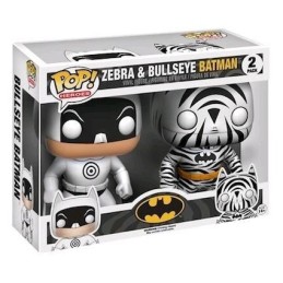 Pop DC Zebra et Bullseye Batman 2 Pack Edition Limitée