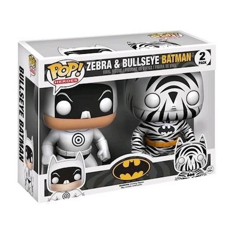 Figur Funko Pop DC Zebra and Bullseye Batman 2 Pack Limited Edition Geneva Store Switzerland