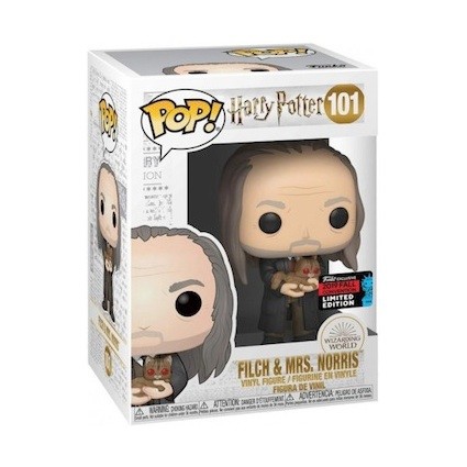 Stijg Clam Woedend Toys Pop NYCC 2019 Harry Potter Argus Filch and Mrs Norris Yule Lim...