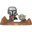 Figurine Funko Pop Star Wars Movie Moment The Mandalorian Mandalorian & Child (Baby Yoda) Boutique Geneve Suisse