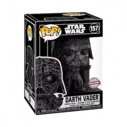 Pop Futura Star Wars Darth Vader avec Boîte de Protection Acrylique Edition Limitée