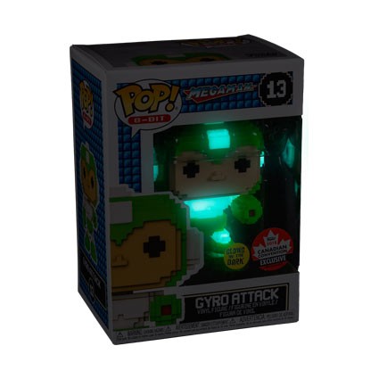 Toys Pop Glow In The Dark Mega Man Gyro Attack 8 Bit Limited Editio