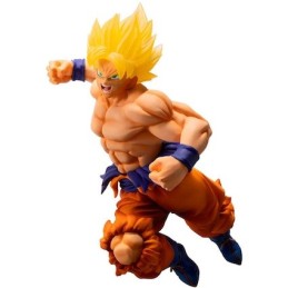 Figuren Bandai BESCHÄDIGTE BOX Dragon Ball Statue Super Saiyan Son Goku 93' 19 cm Genf Shop Schweiz