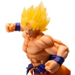 Figuren Bandai BESCHÄDIGTE BOX Dragon Ball Statue Super Saiyan Son Goku 93' 19 cm Genf Shop Schweiz
