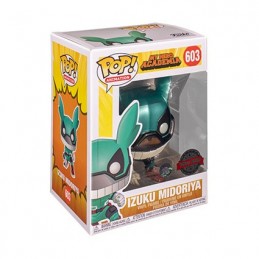 Figurine Funko Pop Métallique My Hero Academia Izuku Midoriya Deku with Helmet Edition Limitée Boutique Geneve Suisse