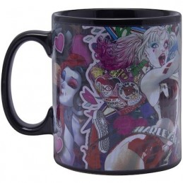 Figuren Paladone Harley QuinnXL Tasse mit Thermoeffekt DC Comics Genf Shop Schweiz
