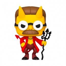 Figurine Funko BOÎTE ENDOMMAGÉE Pop Les Simpson Devil Flanders Boutique Geneve Suisse