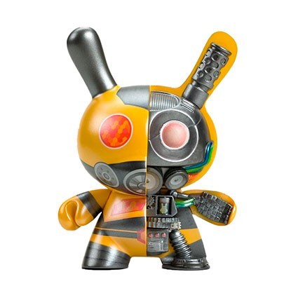 Figuren Kidrobot Dunny Dairobo-B Mecha Half Ray 12,5 cm Gelbe Auflage von Dolly Oblong Genf Shop Schweiz