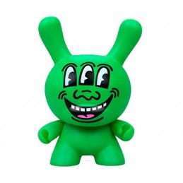 Figur Kidrobot Dunny Art Figure Three Eyed Face 8" Masterpiece by Keith Haring Geneva Store Switzerland