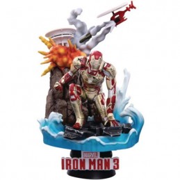 Figur Beast Kingdom Iron Man 3 15 cm Diorama D-Select Iron Man Mark XLII Geneva Store Switzerland