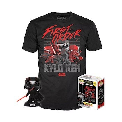 Figurine Funko Pop Phosphorescent et T-shirt Star Wars Kylo Ren Supreme Leader Edition Limitée Boutique Geneve Suisse