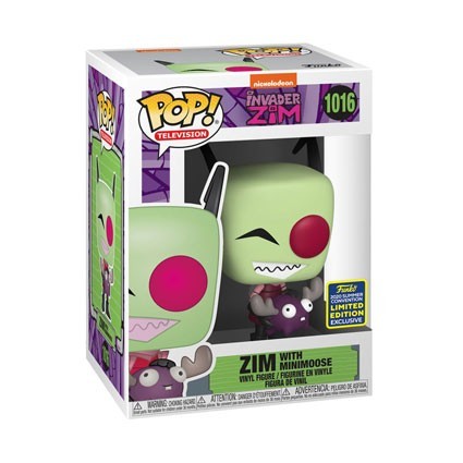 Figur Funko Pop SDCC 2020 Invader Zim with Minimoose Limited Edition Geneva Store Switzerland