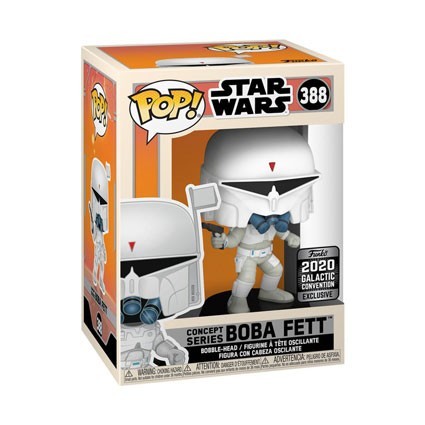 Figurine Funko Pop Star Wars Galactic 2020 Boba Fett McQuarrie Concept Edition Limitée Boutique Geneve Suisse