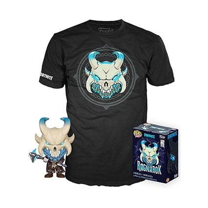 Figuren Funko Pop Phosphoreszierend und T-Shirt Fortnite Ragnarok Limitierte Auflage Genf Shop Schweiz