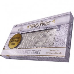 Figurine FaNaTtiK Harry Potter Réplique Quidditch World Cup Ticket Plaqué Argent Edition Limitée Boutique Geneve Suisse