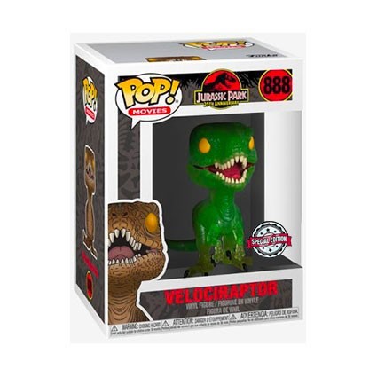 Figurine Funko Pop Movie Jurassic Park Velociraptor Edition Limitée Boutique Geneve Suisse