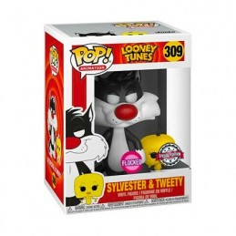 Pop Flocked Looney Tunes Sylvester and Tweety Limited Edition