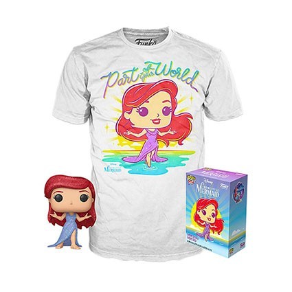 Figurine Funko Pop Diamond et T-shirt Disney La Petite Sirène Ariel Edition Limitée Boutique Geneve Suisse