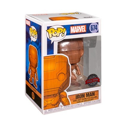wooden iron man funko pop