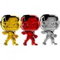 Figur Funko Pop SDCC 2018 Chrome Justice League The Flash Red Gold Silver 3-Pack Limited Edition Geneva Store Switzerland