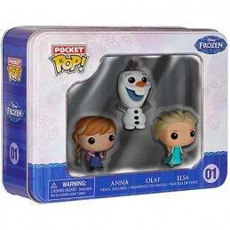 Figurine Funko Pop Pocket Tins Disney La Reine des Neiges Anna, Olaf et Elsa (3 pcs) Edition Limitée Boutique Geneve Suisse