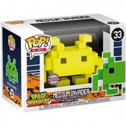 Pop Space Invaders Medium Invader Yellow 8-Bit Limited Edition