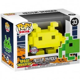 Pop Space Invaders Medium Invader Yellow 8-Bit Limitierte Auflage