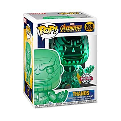 Figurine Funko Pop Avengers Infinity War Thanos Green Chrome Edition Limitée Boutique Geneve Suisse