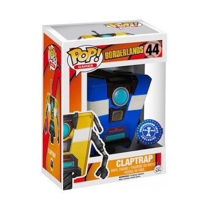 Figur Pop Games Borderlands Blue ClapTrap Limited Edition Funko Geneva Store Switzerland