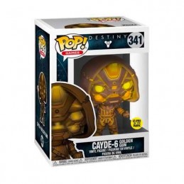 Pop Glow in the Dark Destiny Cayde-6 with Gold Gun Limited Edition