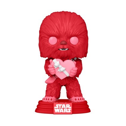 Figurine Funko Pop Star Wars Valentines Chewbacca avec Coeur Boutique Geneve Suisse